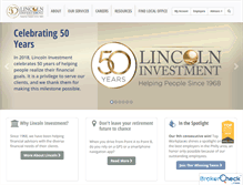 Tablet Screenshot of lincolninvestment.org